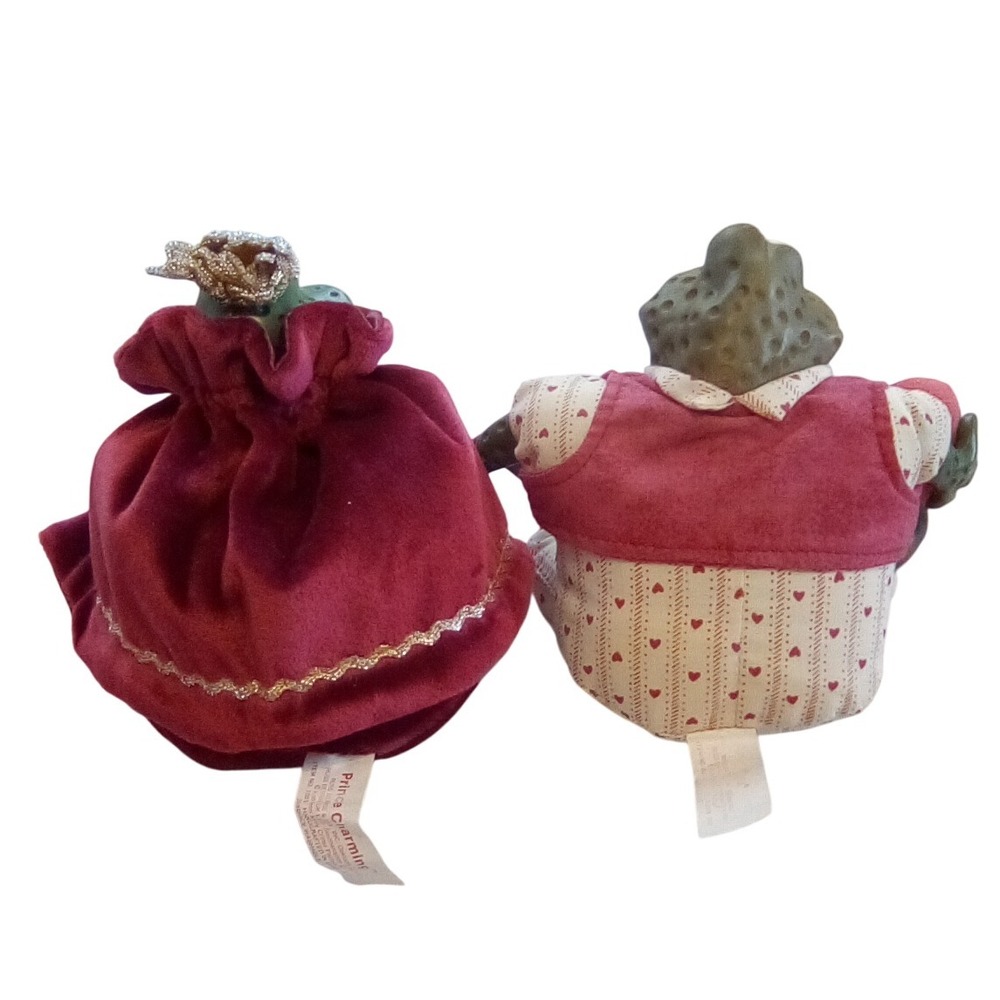 Russ Berrie, Prince Charming Frog & Valentine Heart Figurine 2005 Collectible - Picture 9 of 12